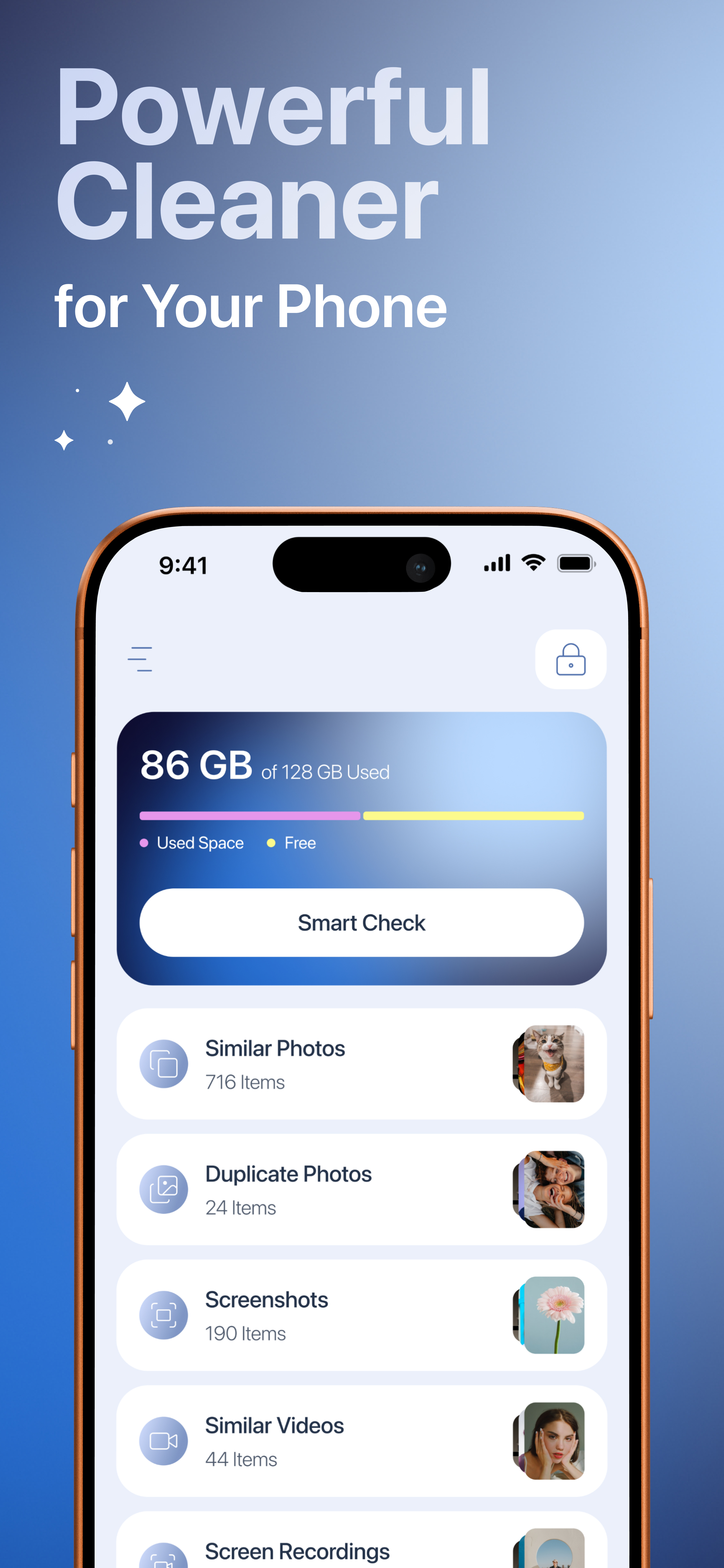 LumoClean App Screenshot